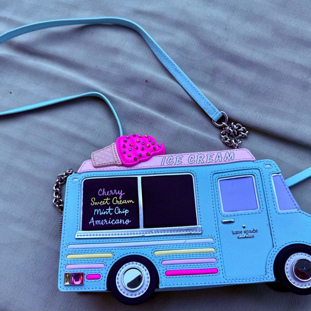 Kate Spade Ice Cream Truck Crossbody Purse - Picture 3 of 4